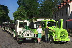 "Altstadtbahn" - historic city train in Lutherstadt Wittenberg