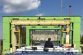 Europe's biggest Water Bridge at Magdeburg