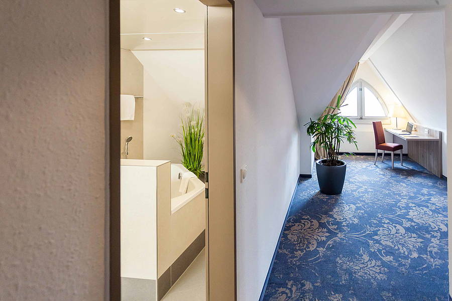 Hotelzimmer im Luther-Hotel Wittenberg
