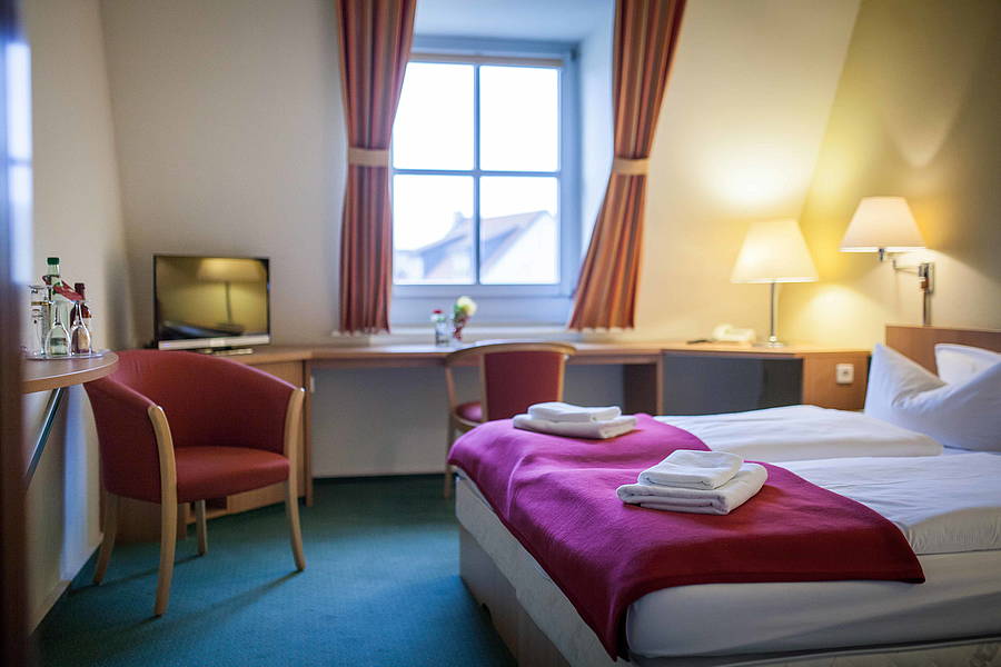 Hotelzimmer im Luther-Hotel Wittenberg